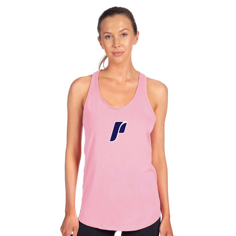 Women's Portland Pilots Logo Next Level Ideal Racerback Tank