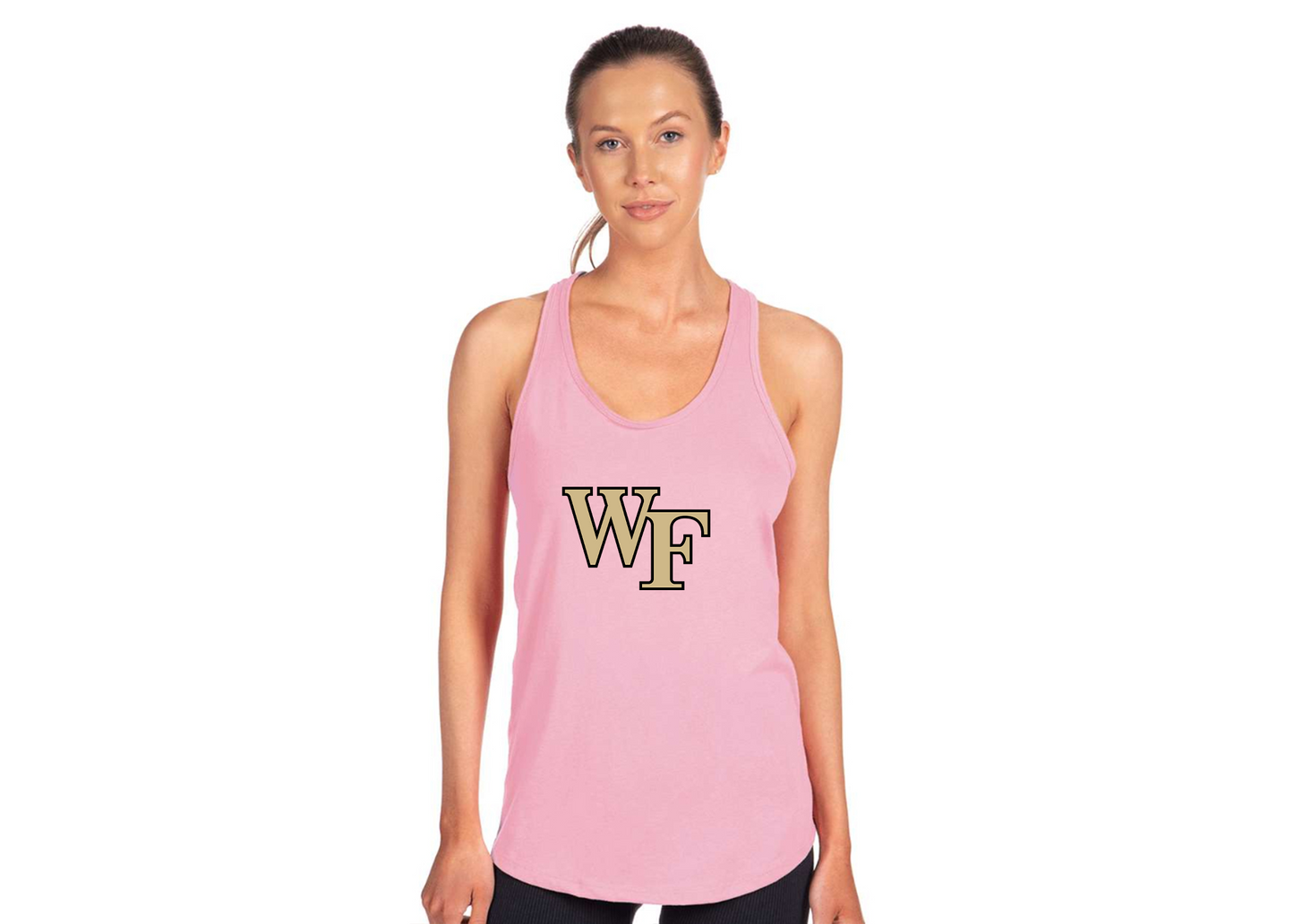 Women's Wake Forest Demon Deacons Next Level Ideal Racerback Tank