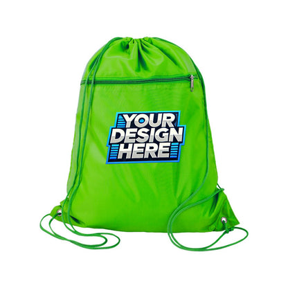 Customize - Q-Tees - Polyester Cinchpack - Q135200