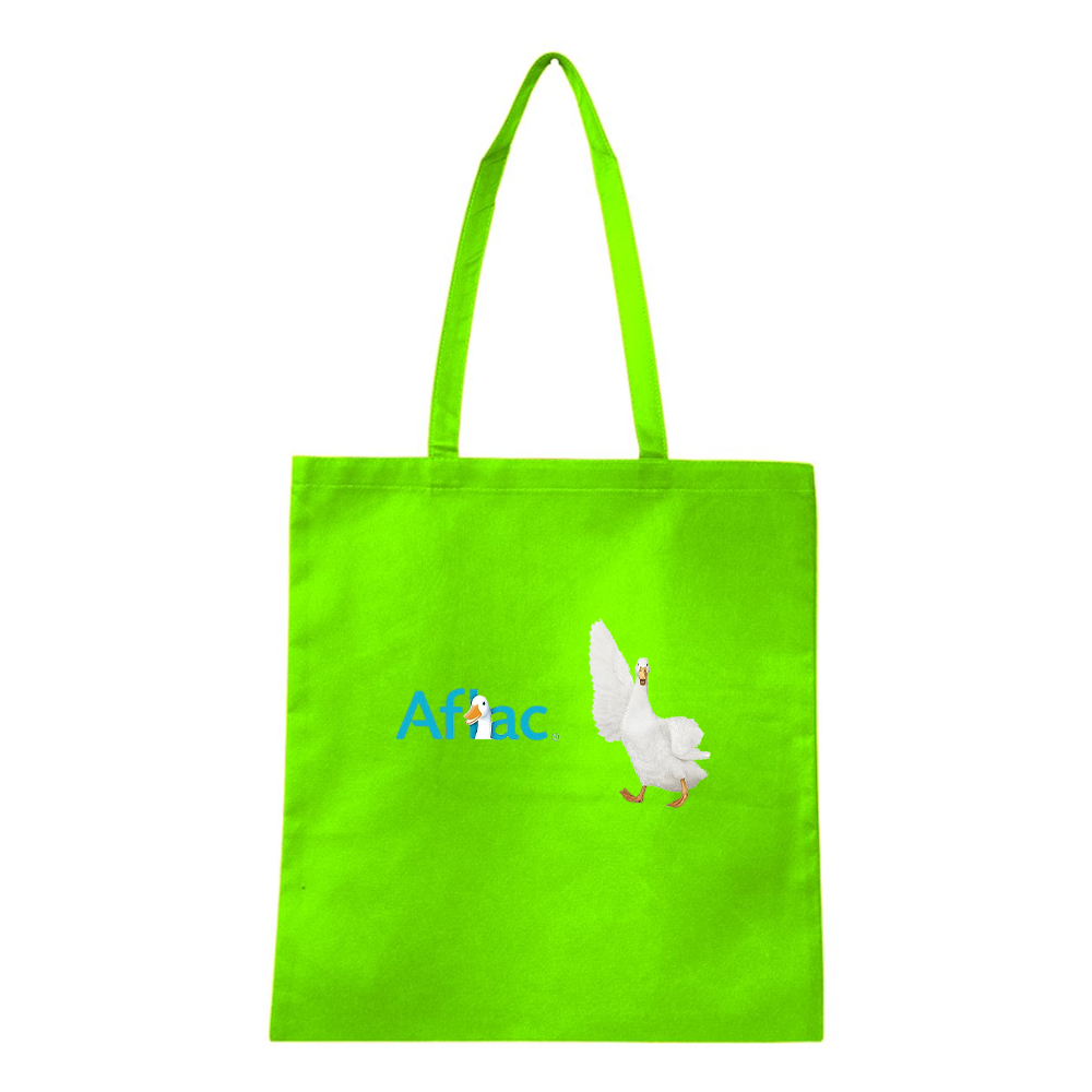 Aflac Logo and Duck Q-Tees Non-Woven  Tote