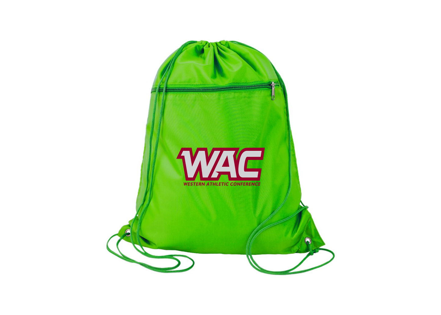 Western Athletic Conference Q-Tees - Polyester Cinchpack