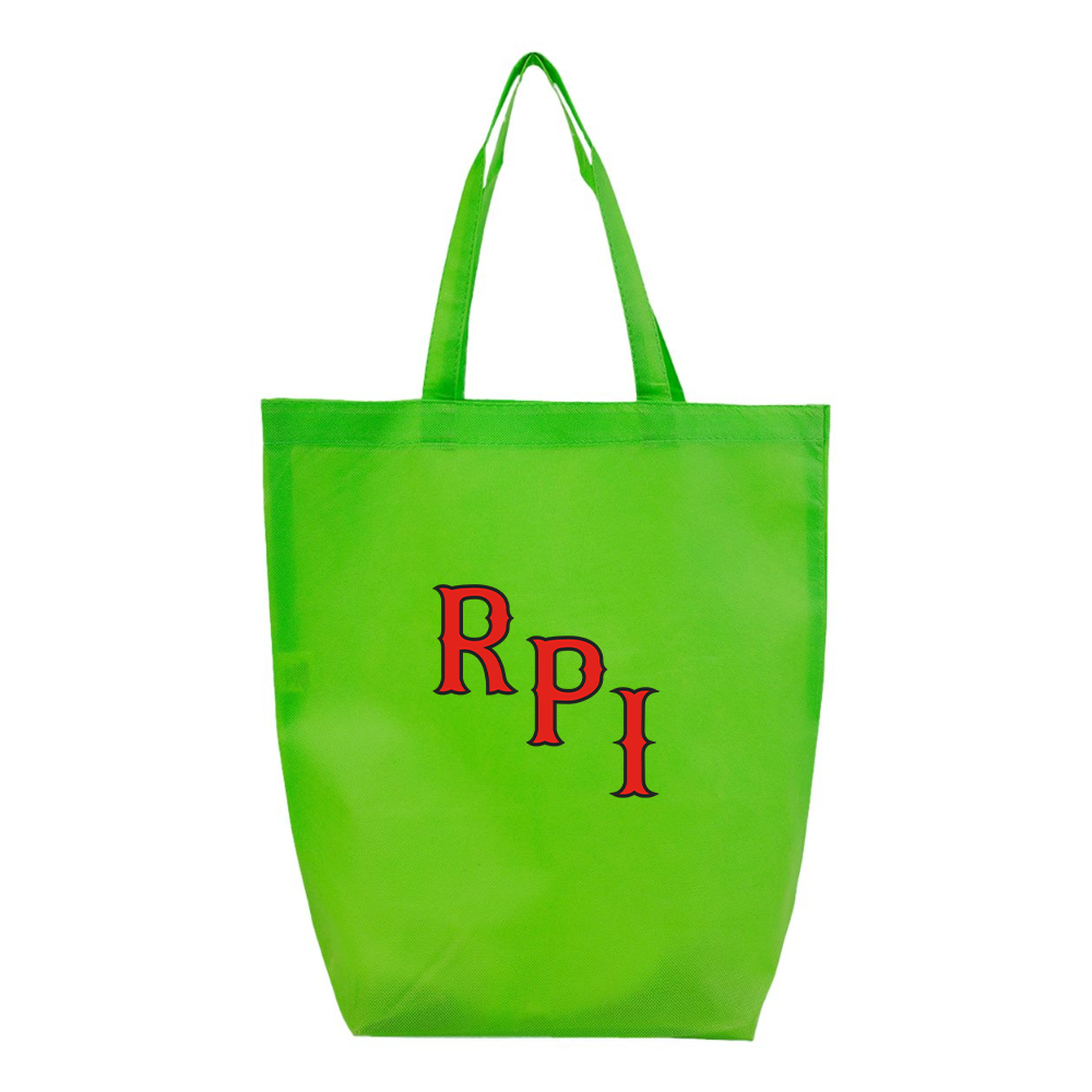RPI Engineers Logo Q-Tees Non-Woven Gusset Bottom Tote