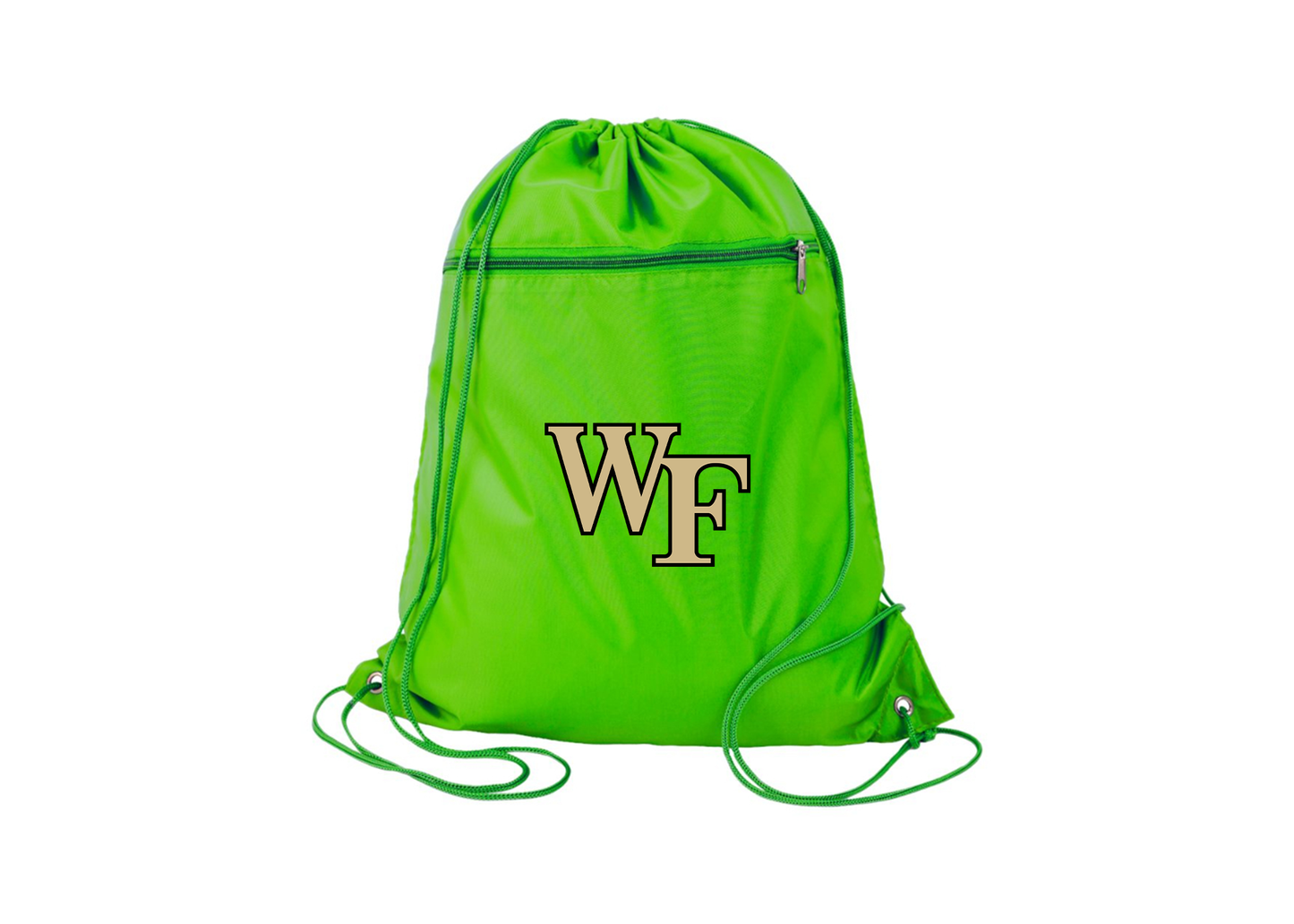 Wake Forest Demon Deacons Q-Tees - Polyester Cinchpack