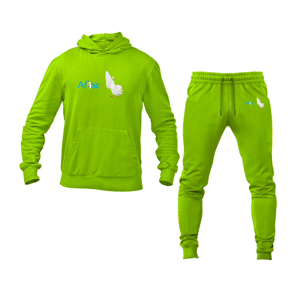 Men's Aflac Logo and Duck Hoodie Joggers Set
