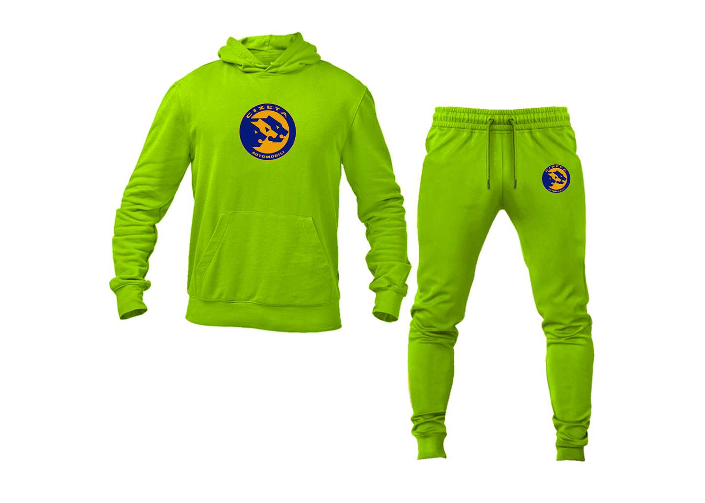 Men's Cizeta Logo Hoodie Joggers Set