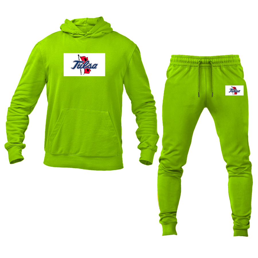 Men's Tulsa Golden Hurricane Logo Hoodie Joggers Set