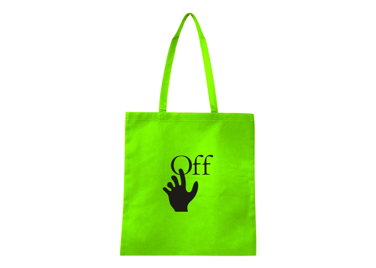 Off-White Hand Q-Tees Non-Woven  Tote