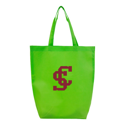 Santa Clara Broncos Logo Q-Tees Non-Woven Gusset Bottom Tote