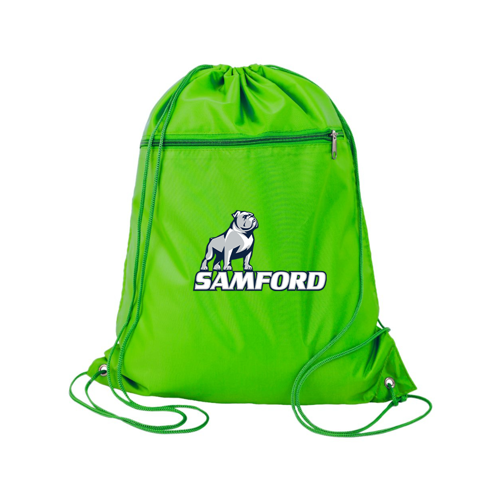 Samford Bulldogs Logo Q-Tees - Polyester Cinchpack