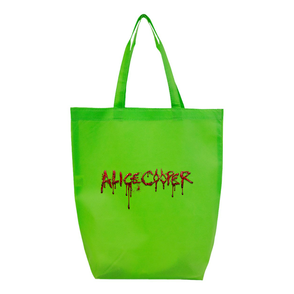 Alice Cooper Logo Q-Tees Non-Woven Gusset Bottom Tote