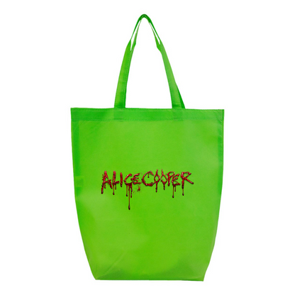 Alice Cooper Logo Q-Tees Non-Woven Gusset Bottom Tote