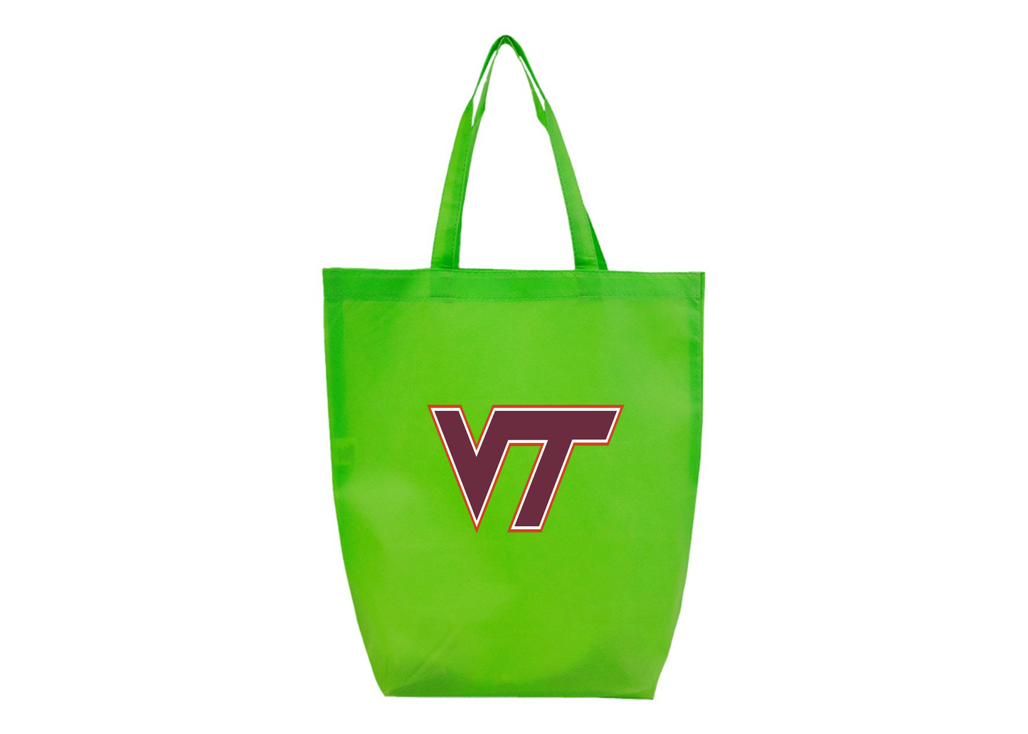 Virginia Tech Hokies Q-Tees Non-Woven Gusset Bottom Tote