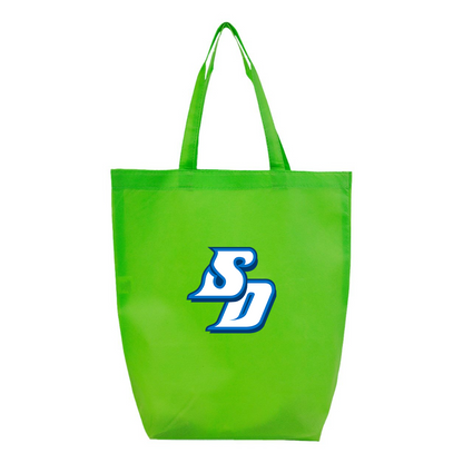 San Diego Toreros Logo Q-Tees Non-Woven Gusset Bottom Tote