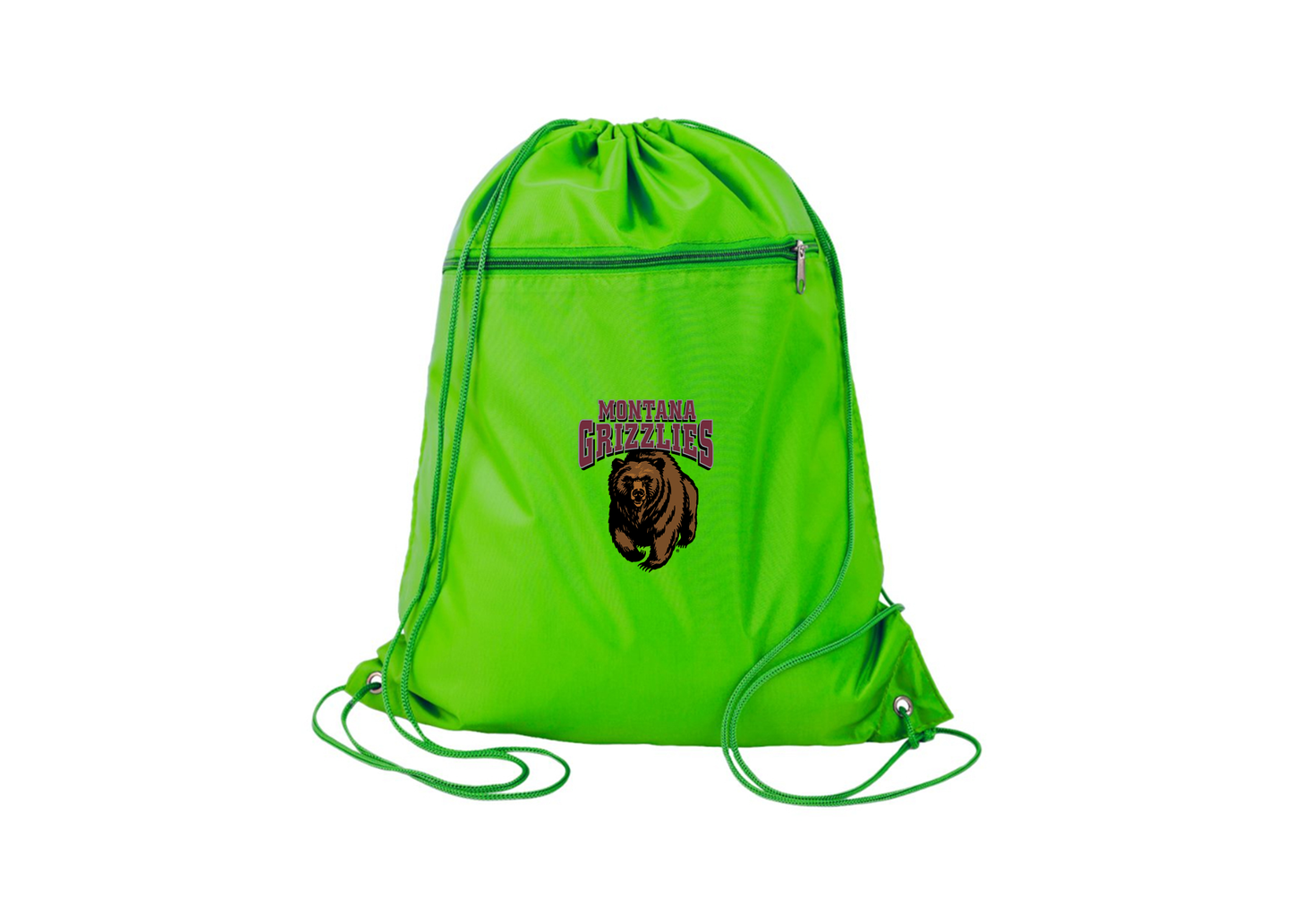 Montana Grizzliesl Q-Tees - Polyester Cinchpack