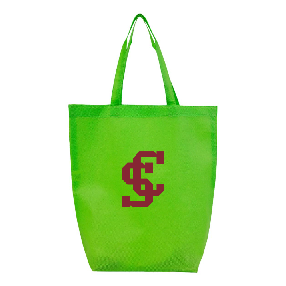 Santa Clara Broncos Logo Q-Tees Non-Woven Gusset Bottom Tote