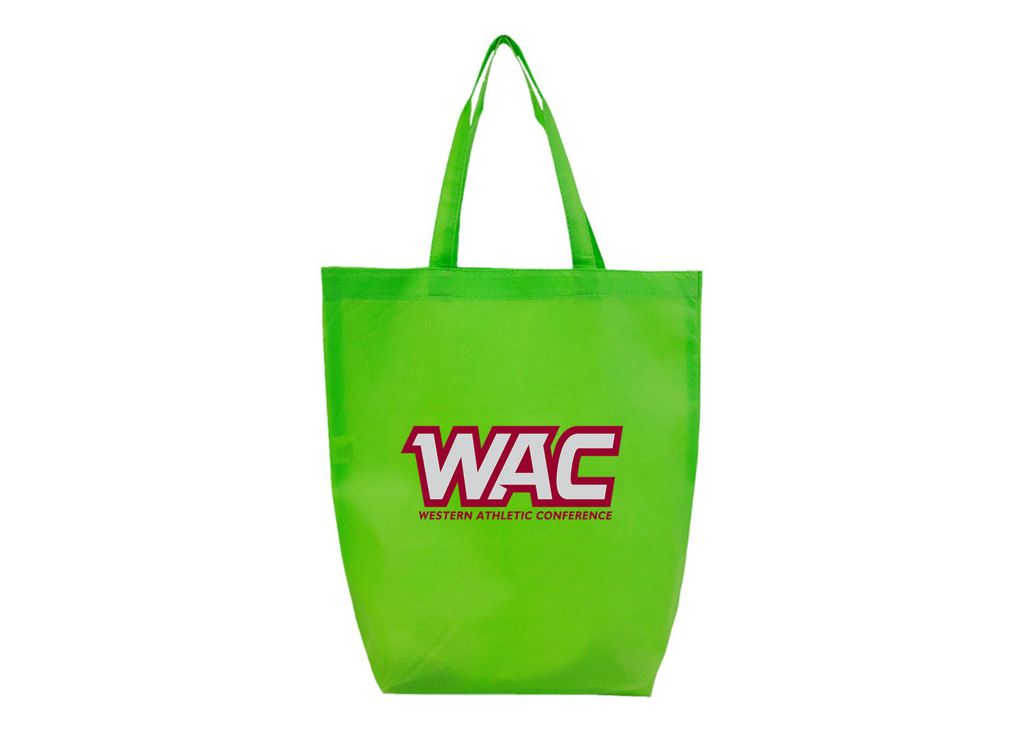Western Athletic Conference Q-Tees Non-Woven Gusset Bottom Tote