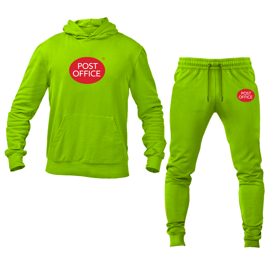 Men's Post Office Logo Hoodie Joggers Set