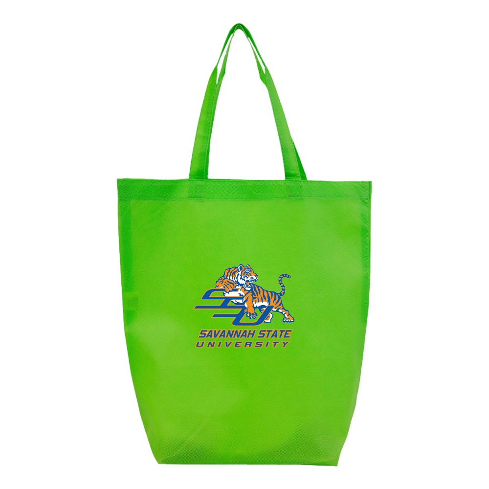 Savannah State Tigers Logo Q-Tees Non-Woven Gusset Bottom Tote