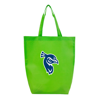 Saint Peters Peacocks Logo Q-Tees Non-Woven Gusset Bottom Tote