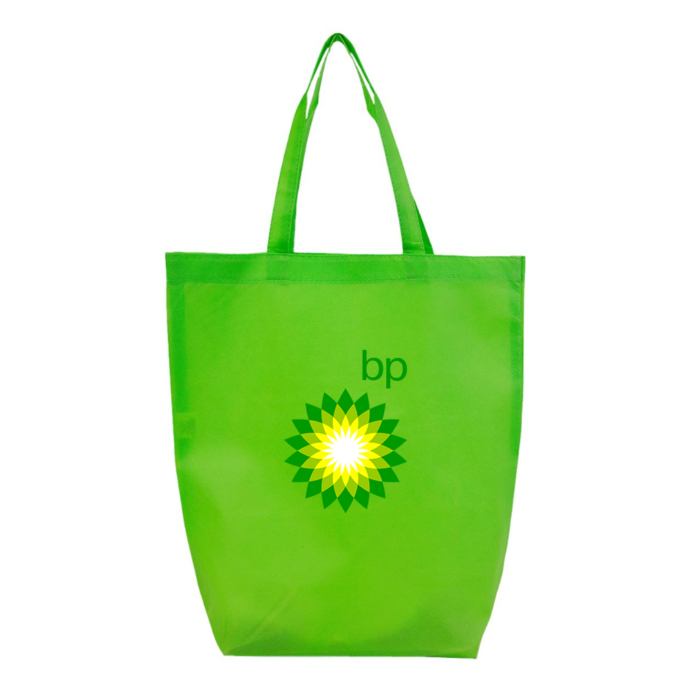 BP Oil Logo Q-Tees Non-Woven Gusset Bottom Tote