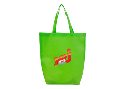 NRJ 12 Logo Q-Tees Non-Woven Gusset Bottom Tote