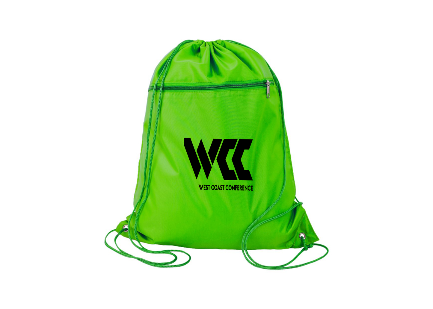 West Coast Conference Q-Tees - Polyester Cinchpack