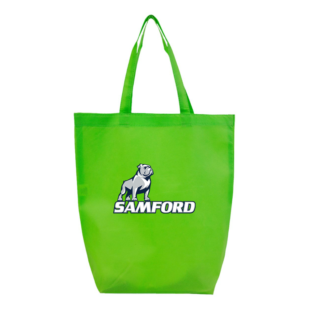 Samford Bulldogs Logo Q-Tees Non-Woven Gusset Bottom Tote
