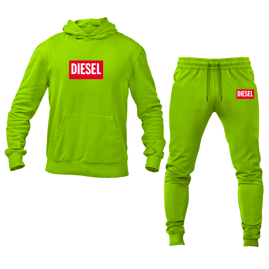 Men's Diesel Logo Hoodie Joggers Set