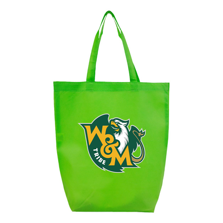 William and Mary Tribe Q-Tees Non-Woven Gusset Bottom Tote