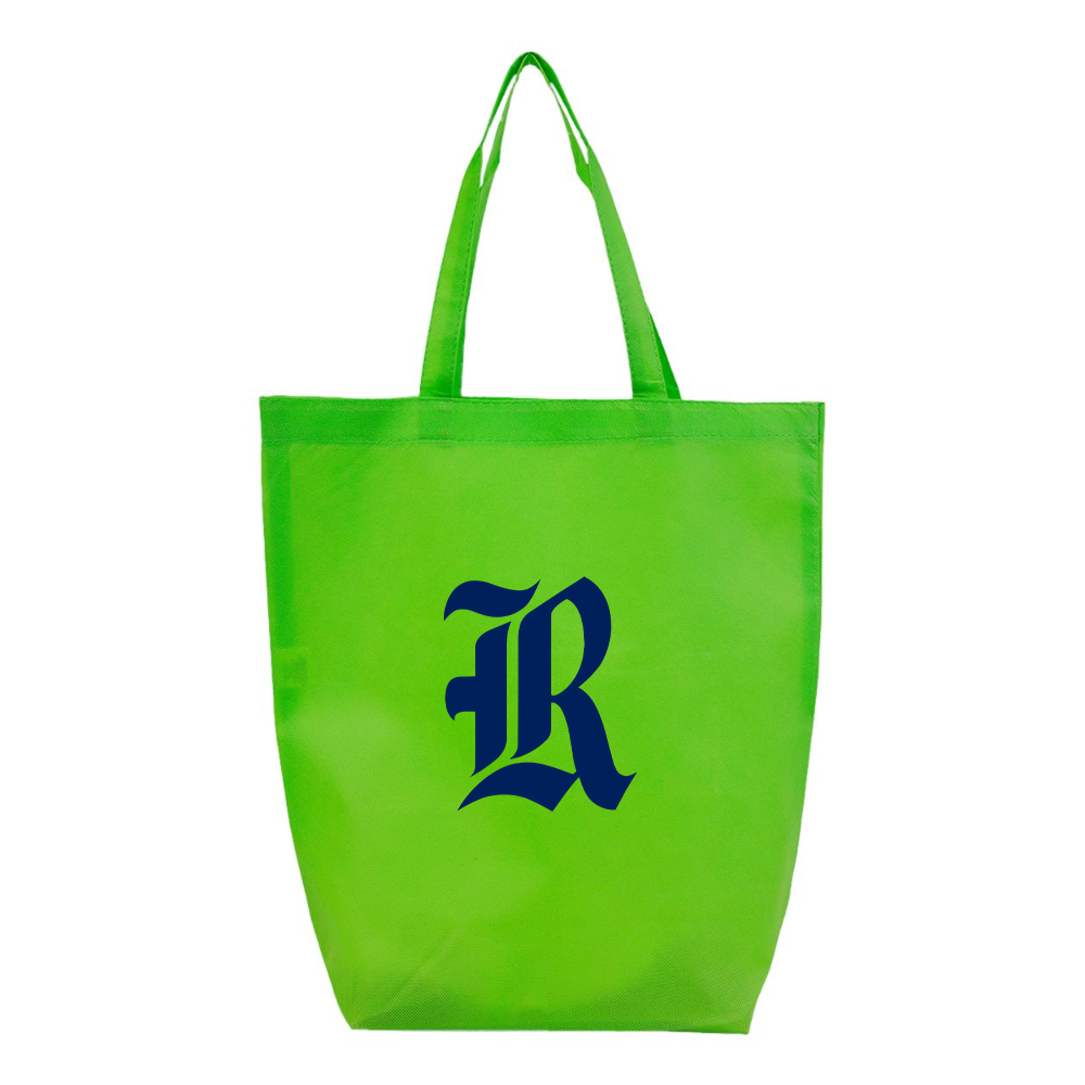 Rice Owls Logo Q-Tees Non-Woven Gusset Bottom Tote