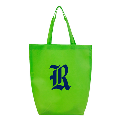 Rice Owls Logo Q-Tees Non-Woven Gusset Bottom Tote