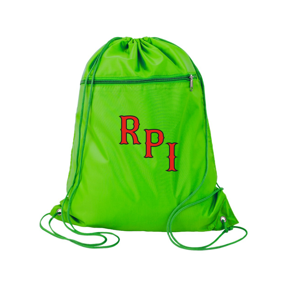 RPI Engineers Logo Q-Tees - Polyester Cinchpack