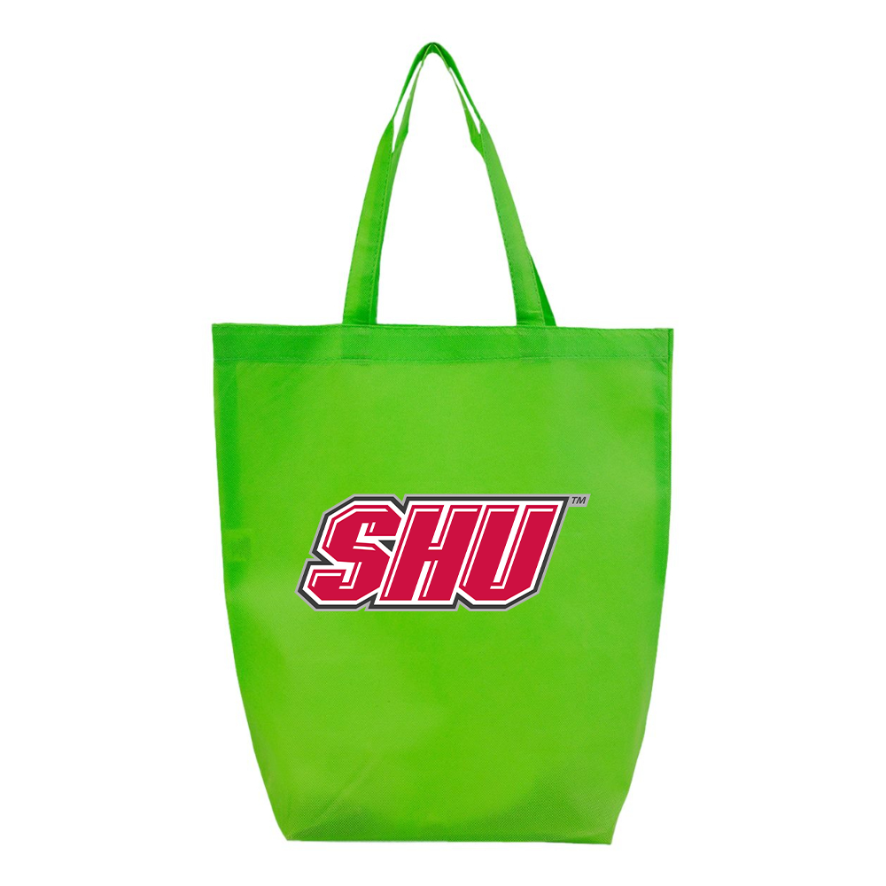 Sacred Heart Pioneers Logo Q-Tees Non-Woven Gusset Bottom Tote