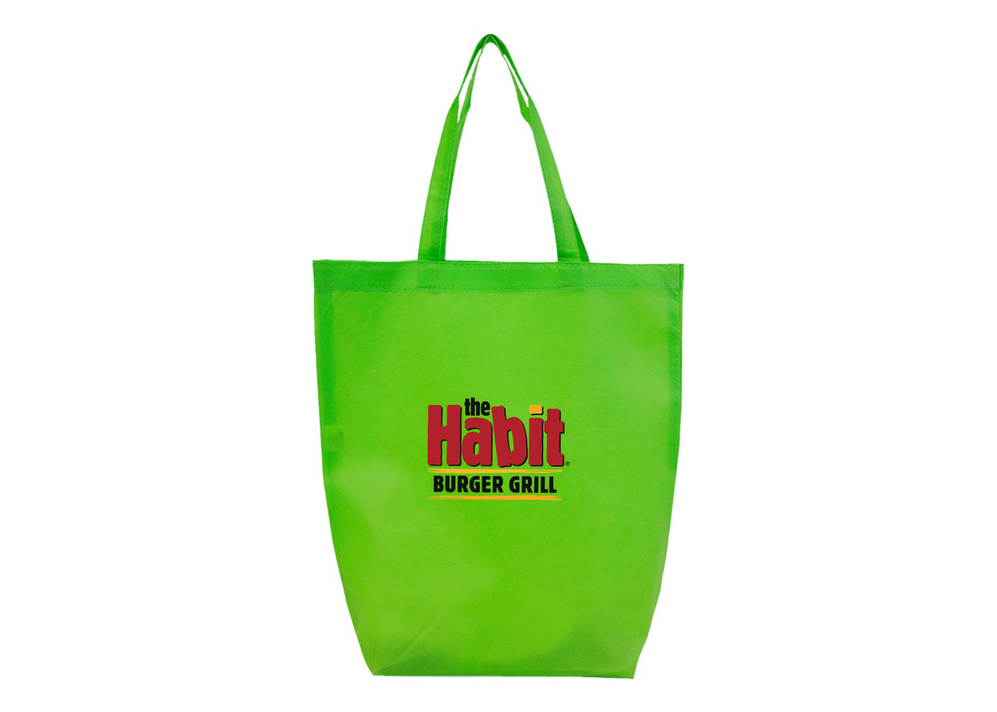 The Habit Burger Grill Q-Tees Non-Woven Gusset Bottom Tote