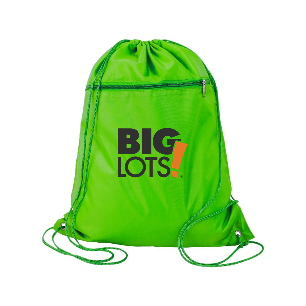 Big Lots Logo Q-Tees - Polyester Cinchpack