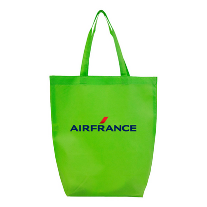 Air France Logo Q-Tees Non-Woven Gusset Bottom Tote