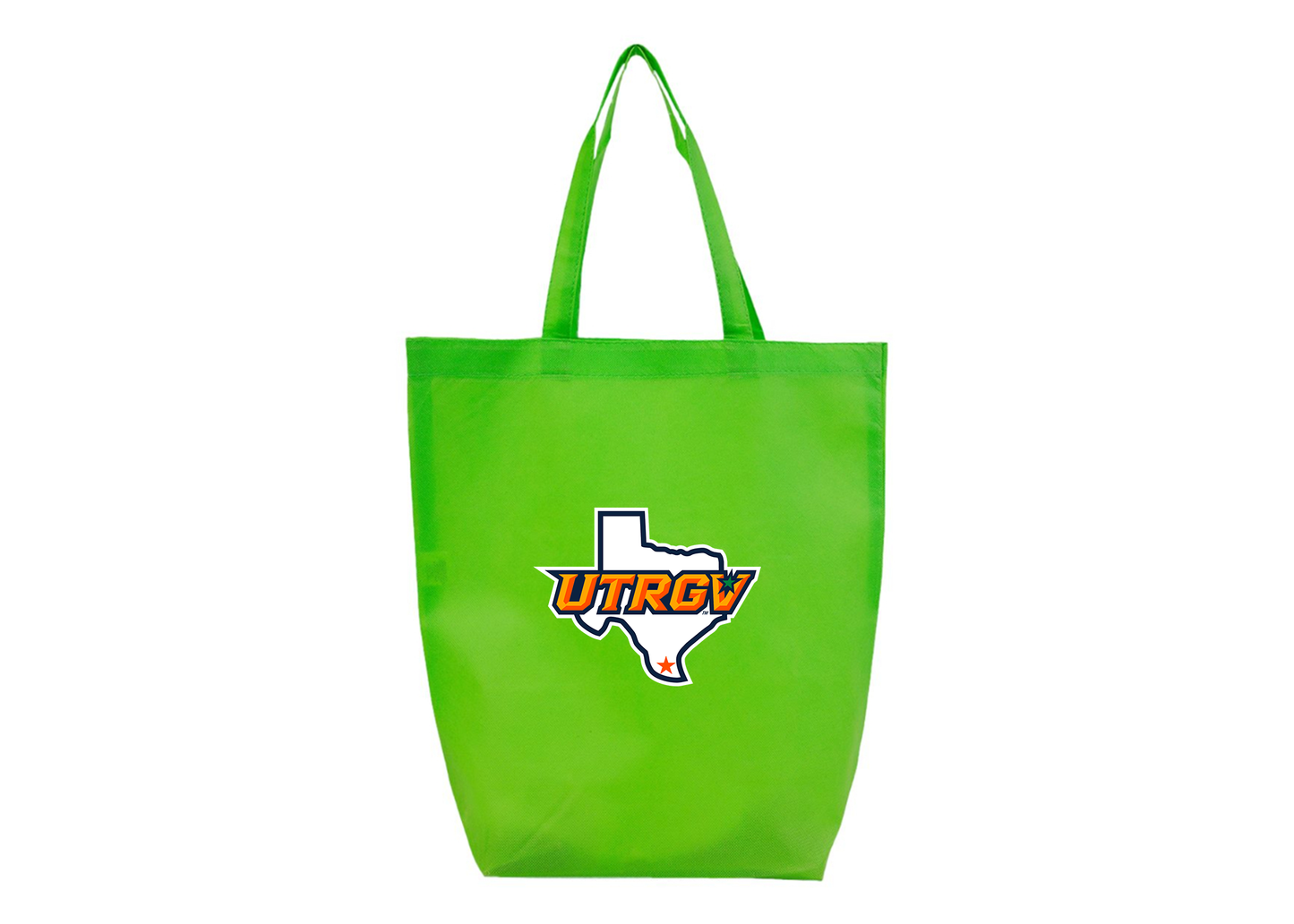 UTRGV Vaqueros Q-Tees Non-Woven Gusset Bottom Tote
