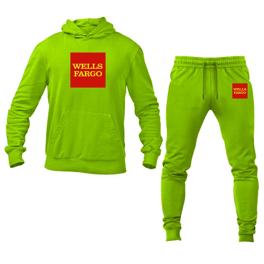 Men's Wells Fargo Logo Hoodie Joggers Set