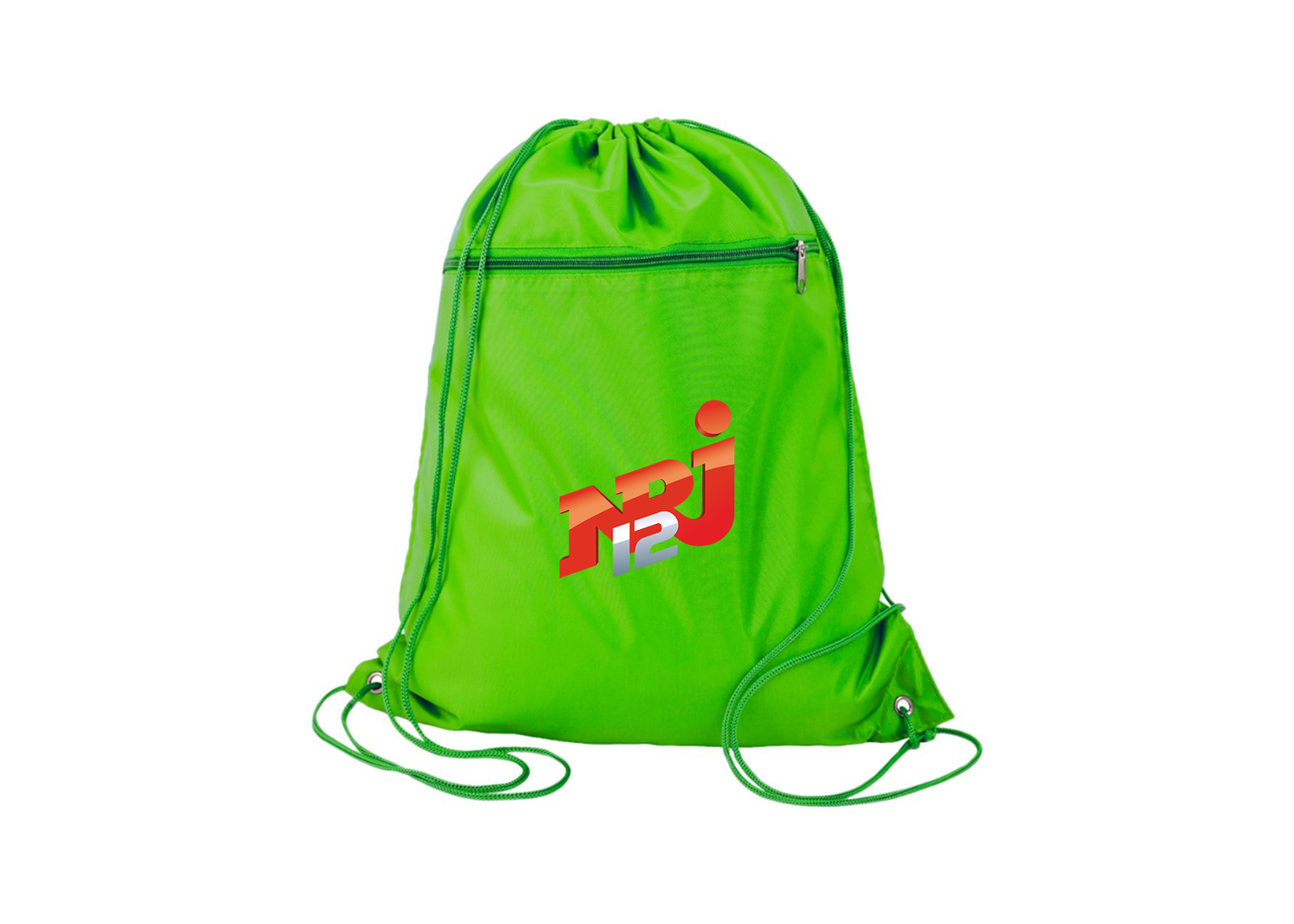NRJ 12 Logo Q-Tees - Polyester Cinchpack