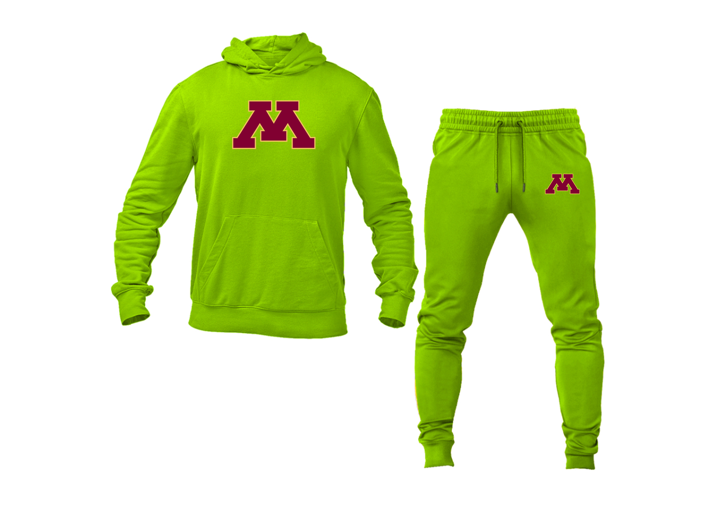 Men's Minnesota Golden Gophers Logo Hoodie Joggers Set