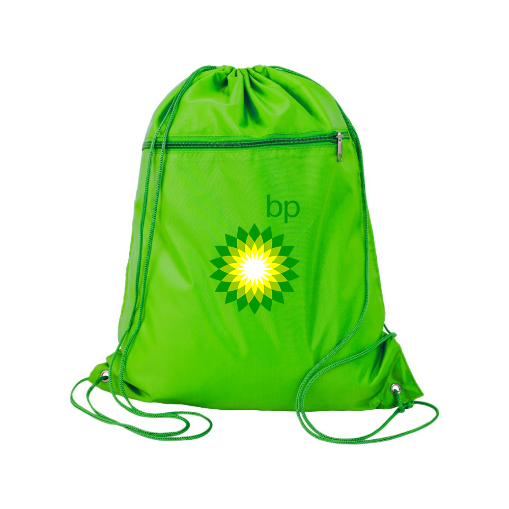 BP Oil Logo Q-Tees - Polyester Cinchpack