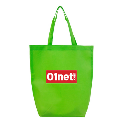 01net Logo Q-Tees Non-Woven Gusset Bottom Tote