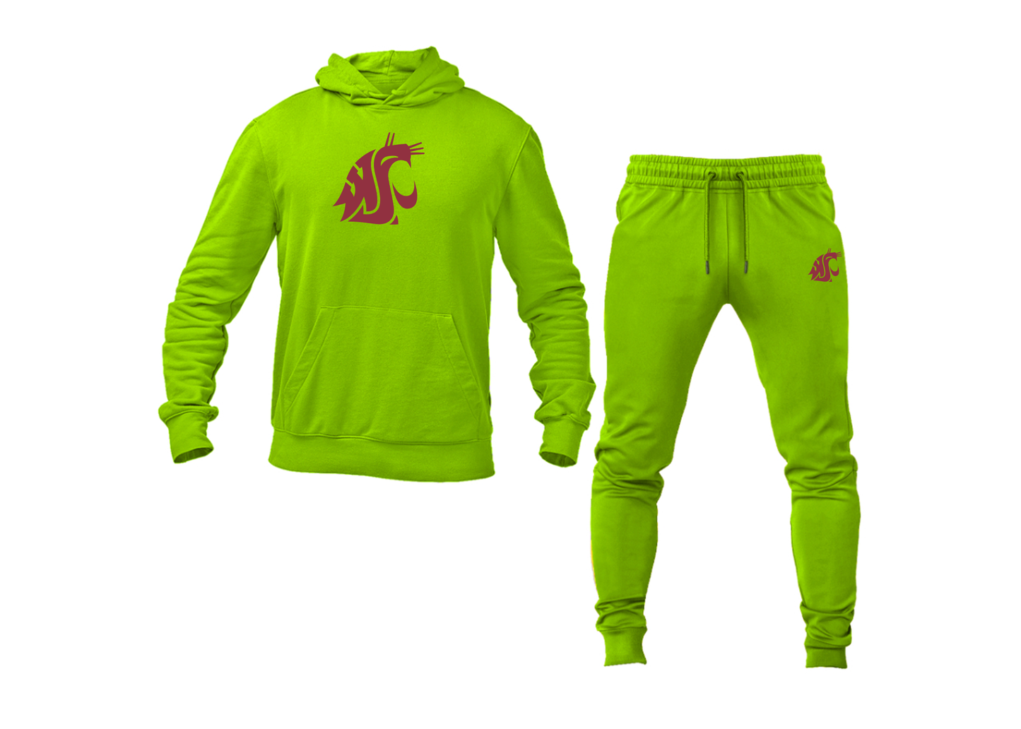 Men's Washington State Cougars Hoodie Joggers Set