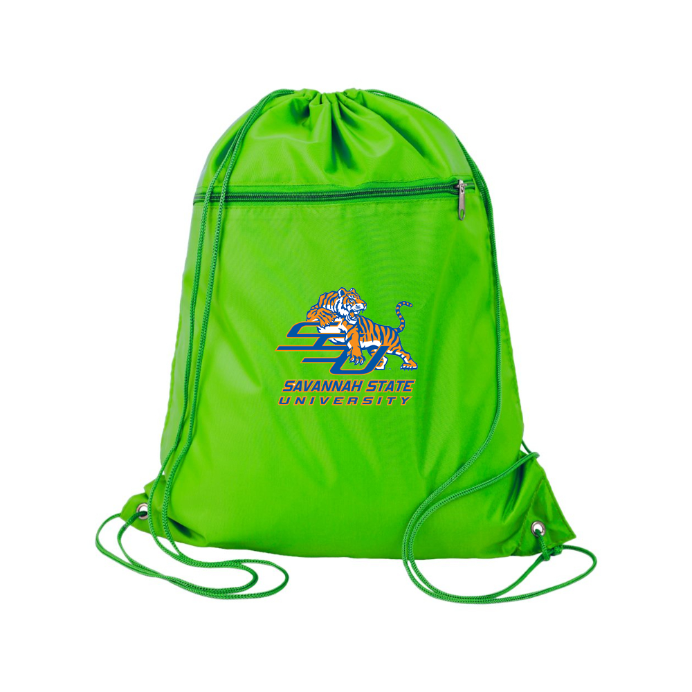 Savannah State Tigers Logo Q-Tees - Polyester Cinchpack