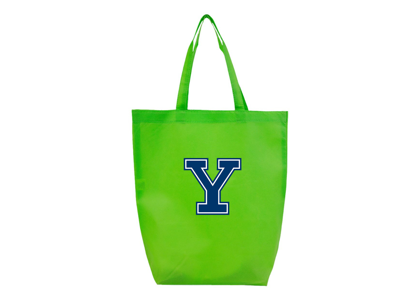 Yale Bulldogs Q-Tees Non-Woven Gusset Bottom Tote