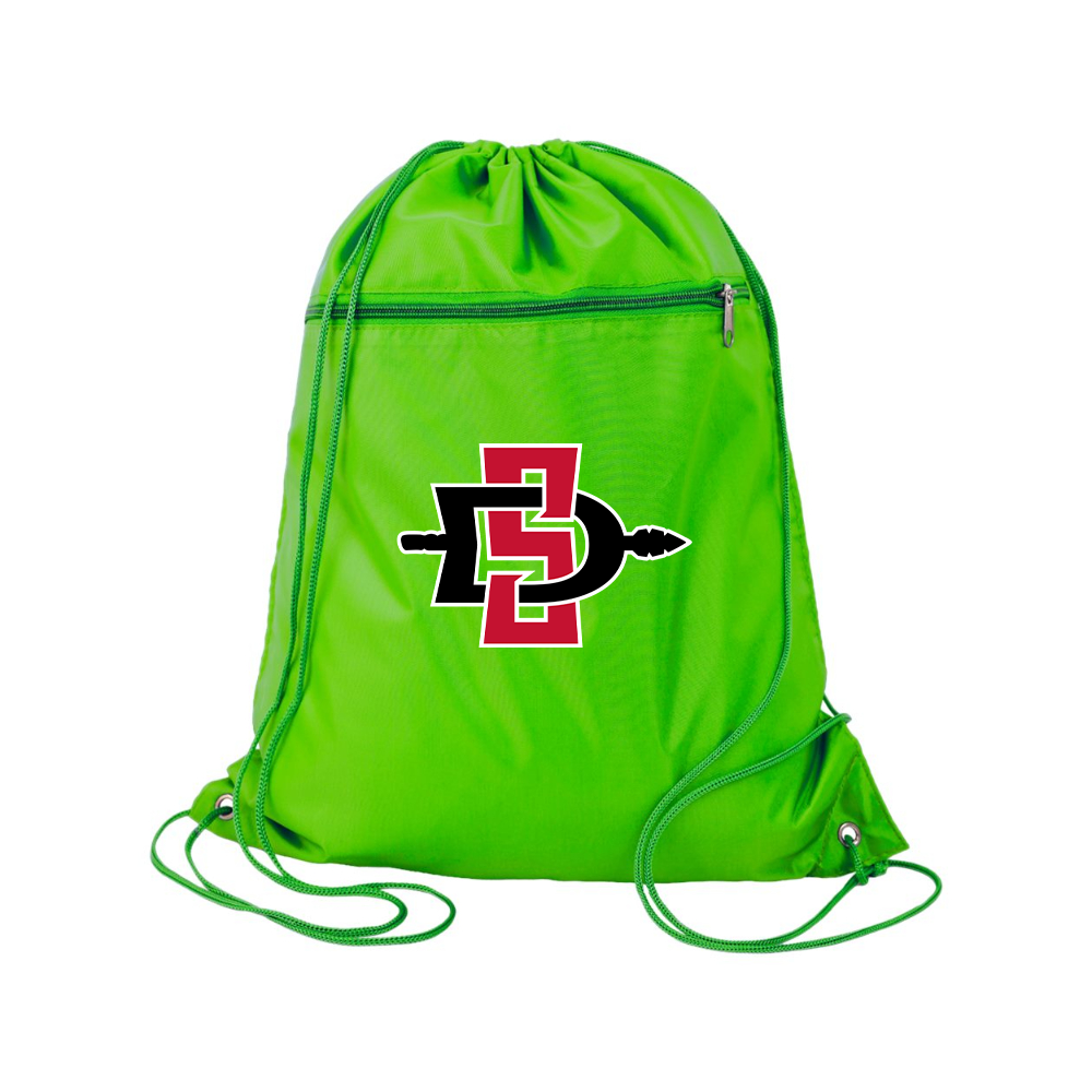 San Diego State Aztecs Logo Q-Tees - Polyester Cinchpack