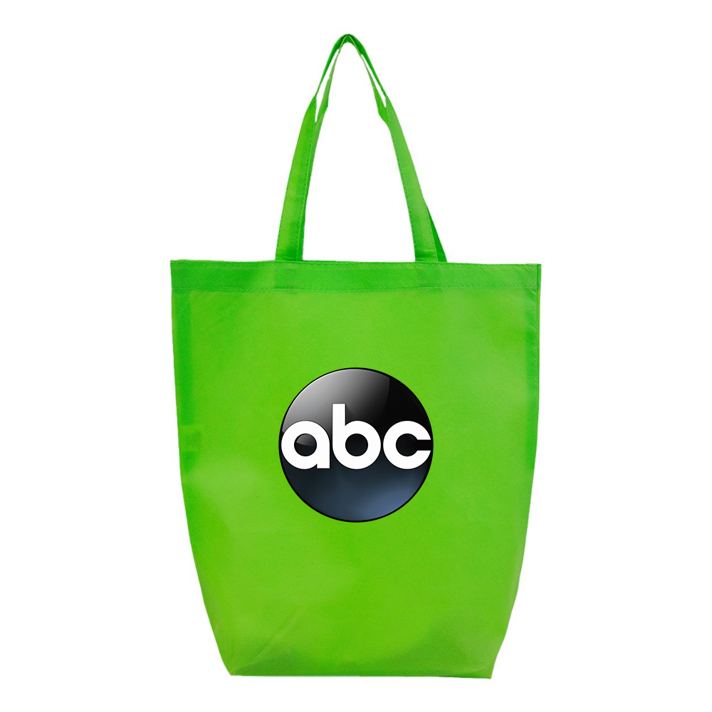Abc Logo Q-Tees Non-Woven Gusset Bottom Tote