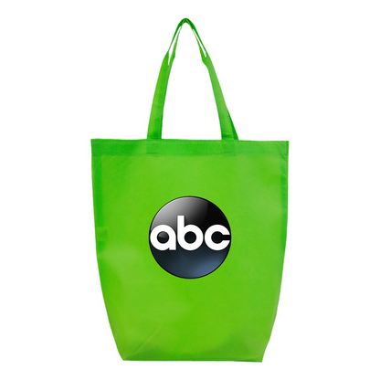 Abc Logo Q-Tees Non-Woven Gusset Bottom Tote