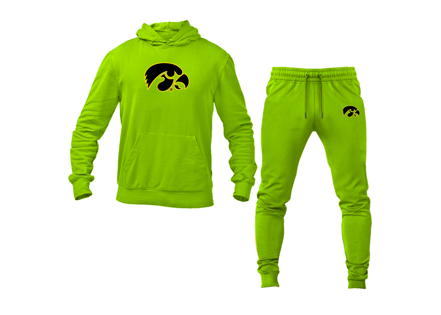 Men's Lowa Hawkeyes Logo Hoodie Joggers Set