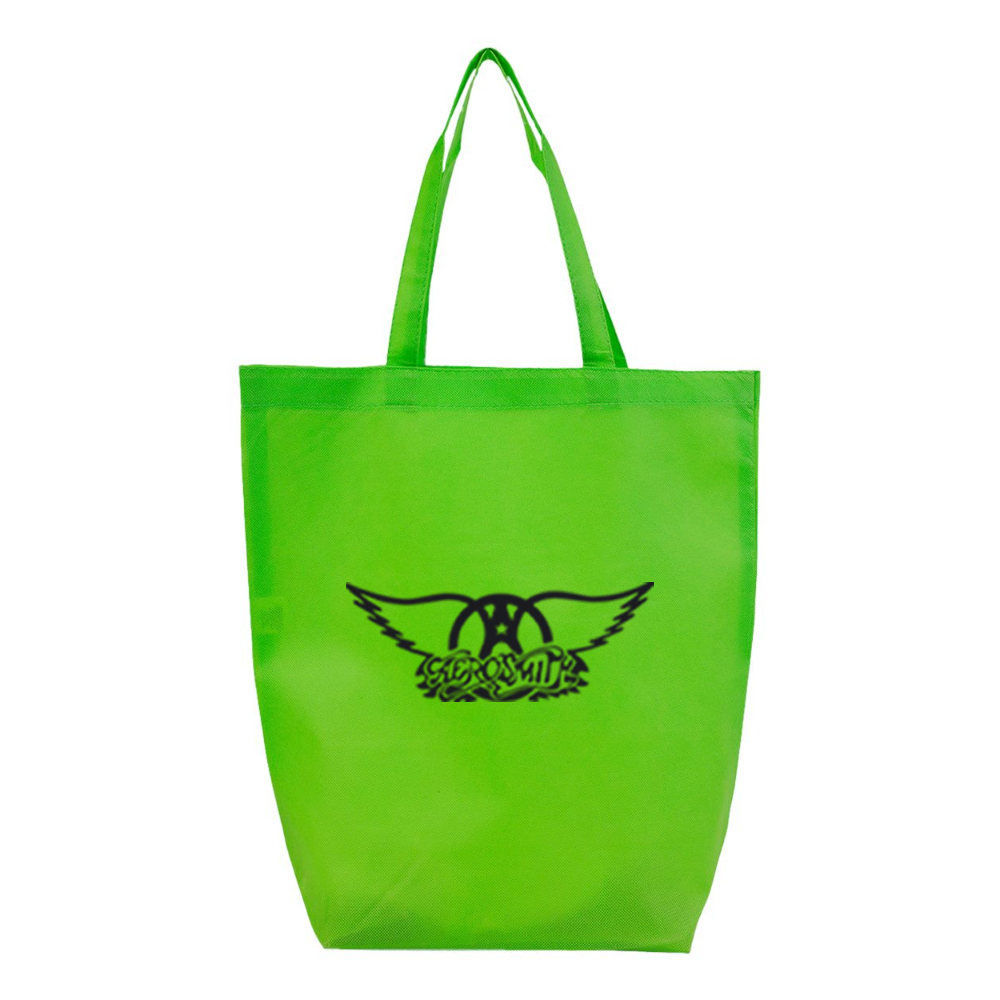 Aerosmith Logo Q-Tees Non-Woven Gusset Bottom Tote